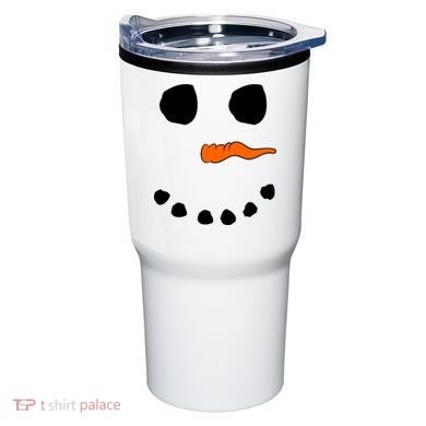 Snowman Big Face Tumbler