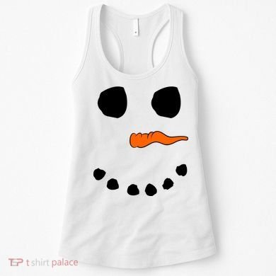 Snowman Big Face Women's Tank Top