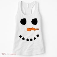 Snowman Big Face Women's Tank Top thumb 0