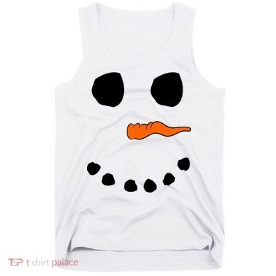 Snowman Big Face Tank Top