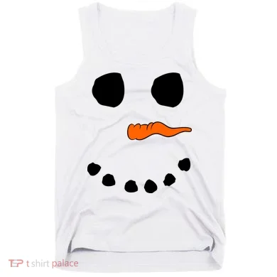 Snowman Big Face Tank Top