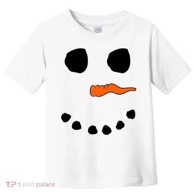 Snowman Big Face Toddler T-Shirt