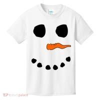 Snowman Big Face Kids T-Shirt thumb 0