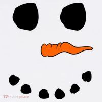 Snowman Big Face Kids T-Shirt thumb 4