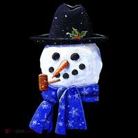 Snowman Smile Backpack thumb 2