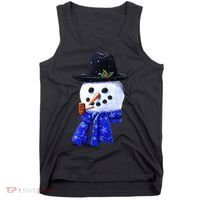 Snowman Smile Tank Top thumb 0