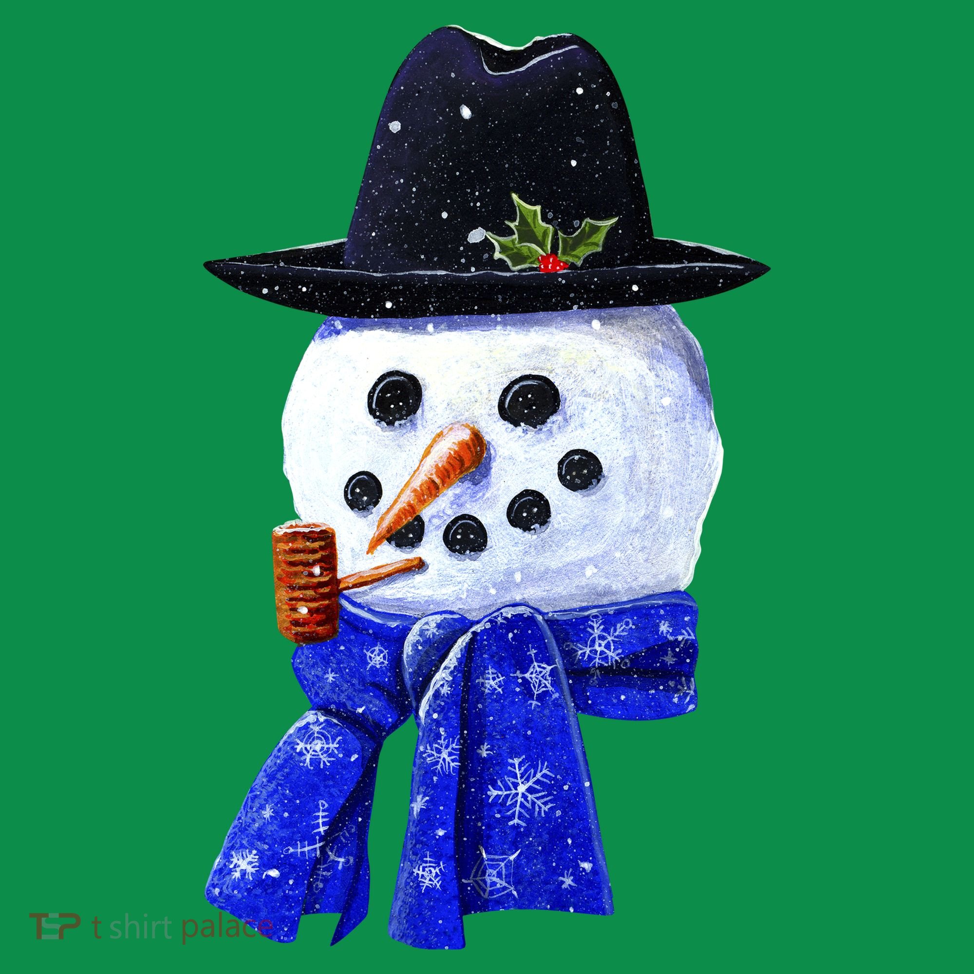 Snowman Smile Mousepad