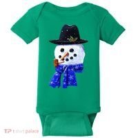Snowman Smile Baby Bodysuit thumb 0