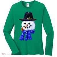 Snowman Smile Women's Long Sleeve Shirt thumb 0