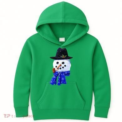 Snowman Smile Kids Hoodie