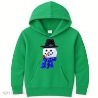 Snowman Smile Kids Hoodie thumb 0
