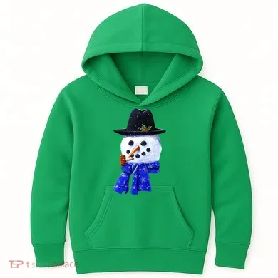 Snowman Smile Kids Hoodie
