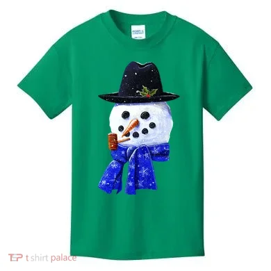 Snowman Smile Kids T-Shirt