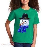 Snowman Smile Kids T-Shirt thumb 2