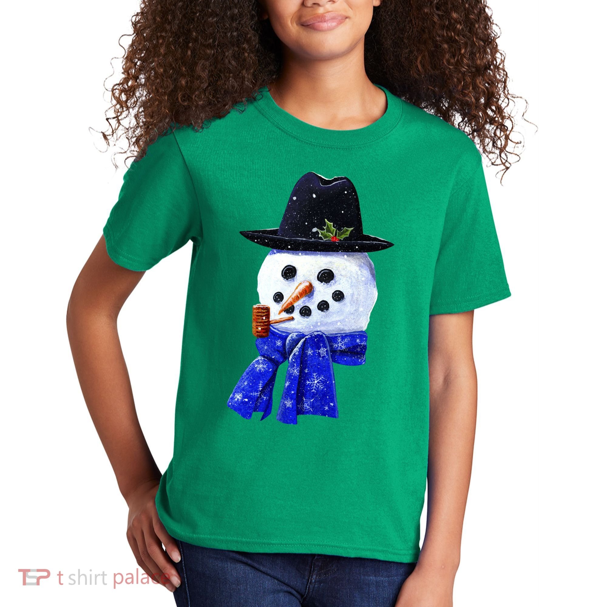 Snowman Smile Kids T-Shirt