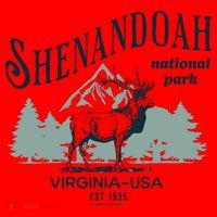 Shenandoah National Park Santa Hat thumb 1
