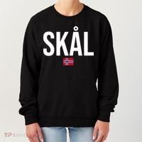 Skal Norwegian Phrase Saying Gift Cheers In Norway Women's Sweatshirt thumb 0
