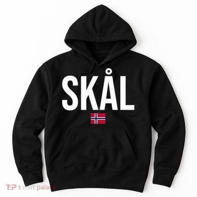 Skal Norwegian Phrase Saying Gift Cheers In Norway Hoodie