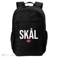 Skal Norwegian Phrase Saying Gift Cheers In Norway Backpack thumb 0