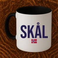 Skal Norwegian Phrase Saying Gift Cheers In Norway Coffee Mug thumb 2
