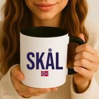 Skal Norwegian Phrase Saying Gift Cheers In Norway Coffee Mug thumb 3