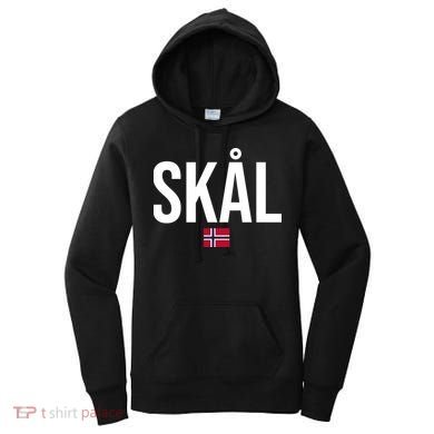 Skal Norwegian Phrase Saying Gift Cheers In Norway Women's Hoodie