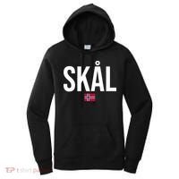 Skal Norwegian Phrase Saying Gift Cheers In Norway Women's Hoodie thumb 0