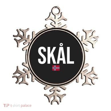 Skal Norwegian Phrase Saying Gift Cheers In Norway Ornament