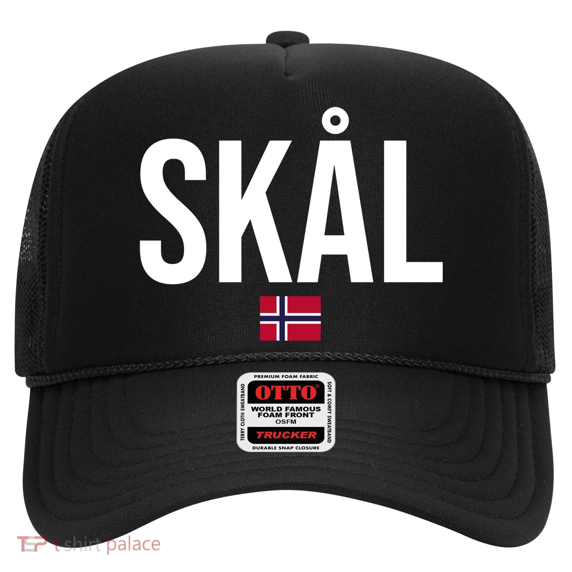 Skal Norwegian Phrase Saying Gift Cheers In Norway Hat