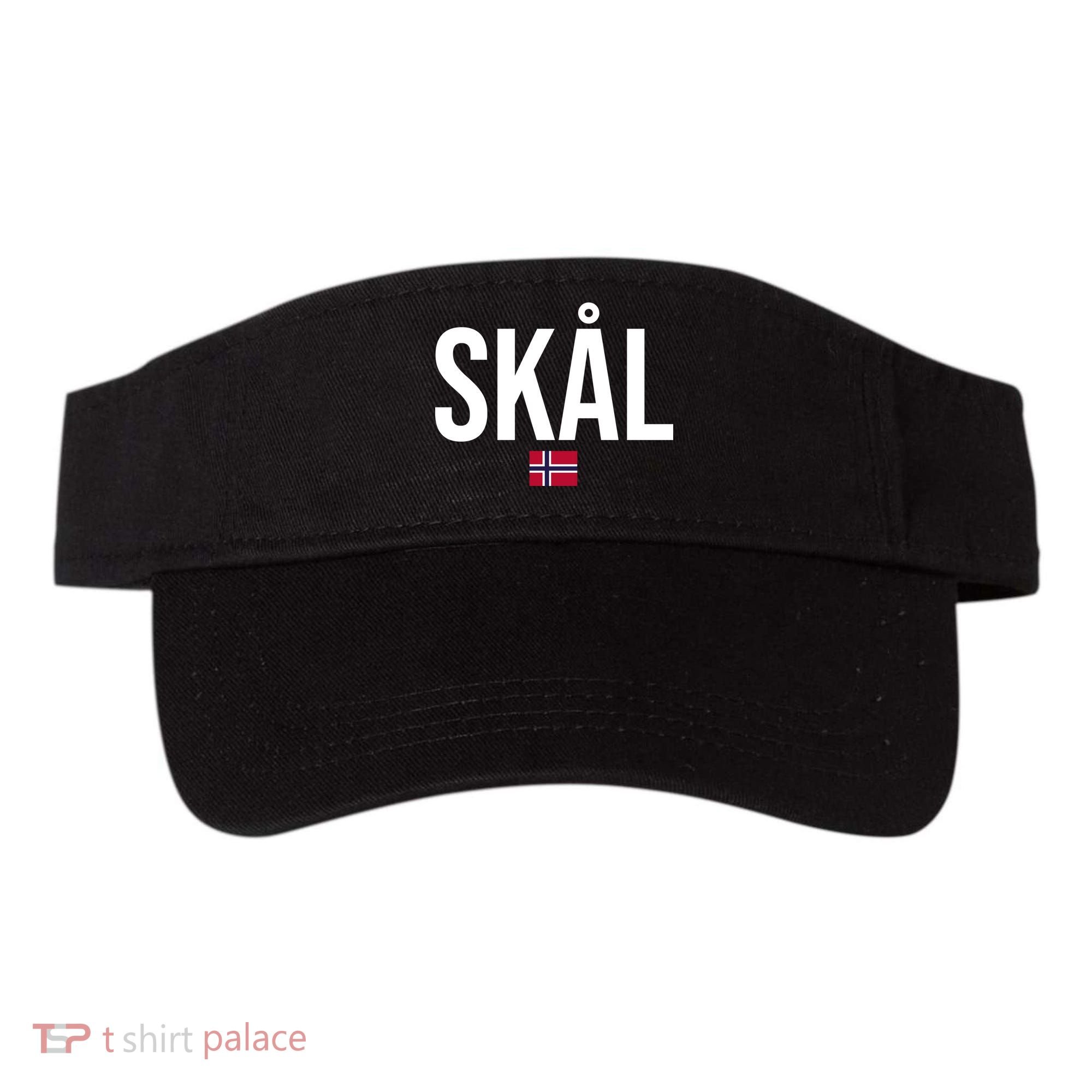 Skal Norwegian Phrase Saying Gift Cheers In Norway Visor