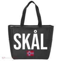 Skal Norwegian Phrase Saying Gift Cheers In Norway Tote Bag thumb 0