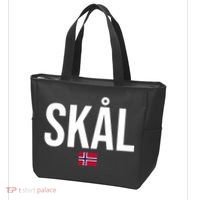 Skal Norwegian Phrase Saying Gift Cheers In Norway Tote Bag thumb 3