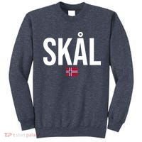 Skal Norwegian Phrase Saying Gift Cheers In Norway Sweatshirt thumb 0