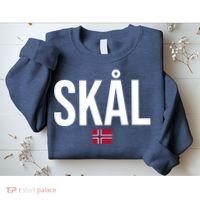 Skal Norwegian Phrase Saying Gift Cheers In Norway Sweatshirt thumb 2