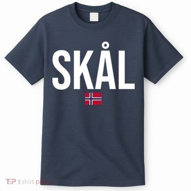 Skal Norwegian Phrase Saying Gift Cheers In Norway T-Shirt
