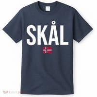 Skal Norwegian Phrase Saying Gift Cheers In Norway T-Shirt thumb 0