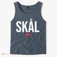 Skal Norwegian Phrase Saying Gift Cheers In Norway Tank Top thumb 2