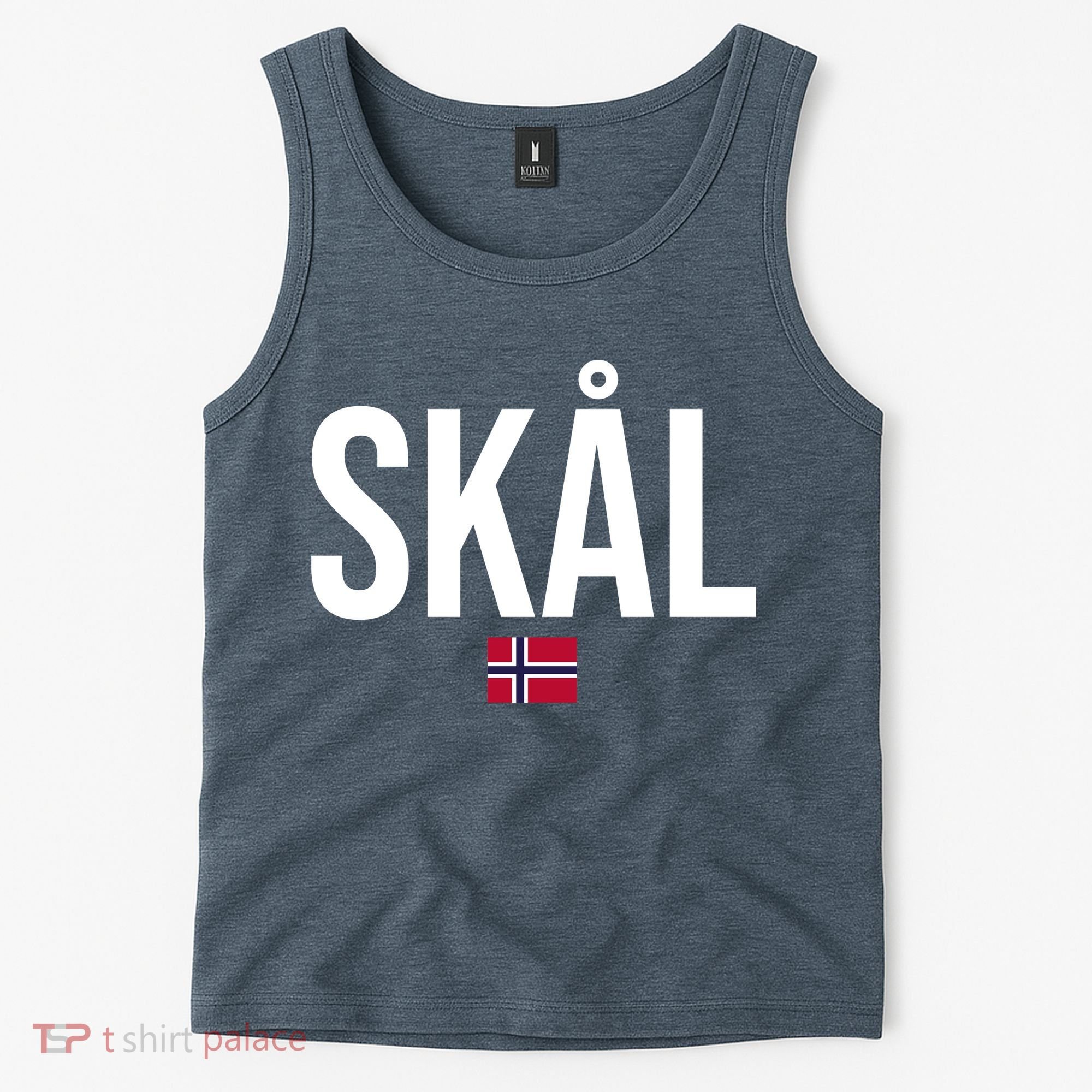 Skal Norwegian Phrase Saying Gift Cheers In Norway Tank Top