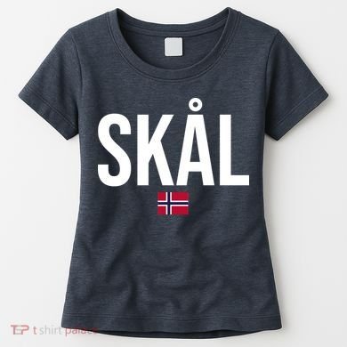 Skal Norwegian Phrase Saying Gift Cheers In Norway Women's T-Shirt