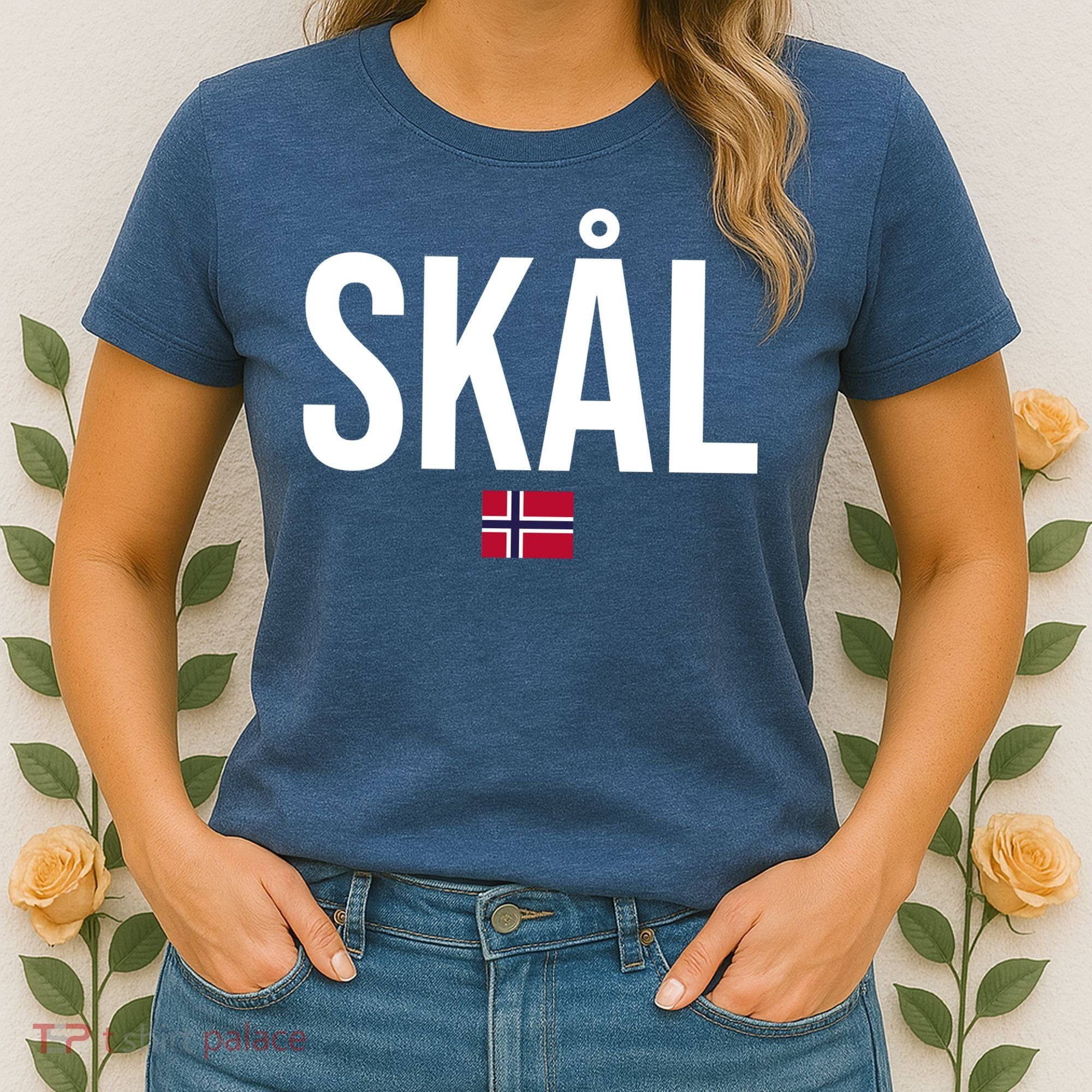 Skal Norwegian Phrase Saying Gift Cheers In Norway Women's T-Shirt