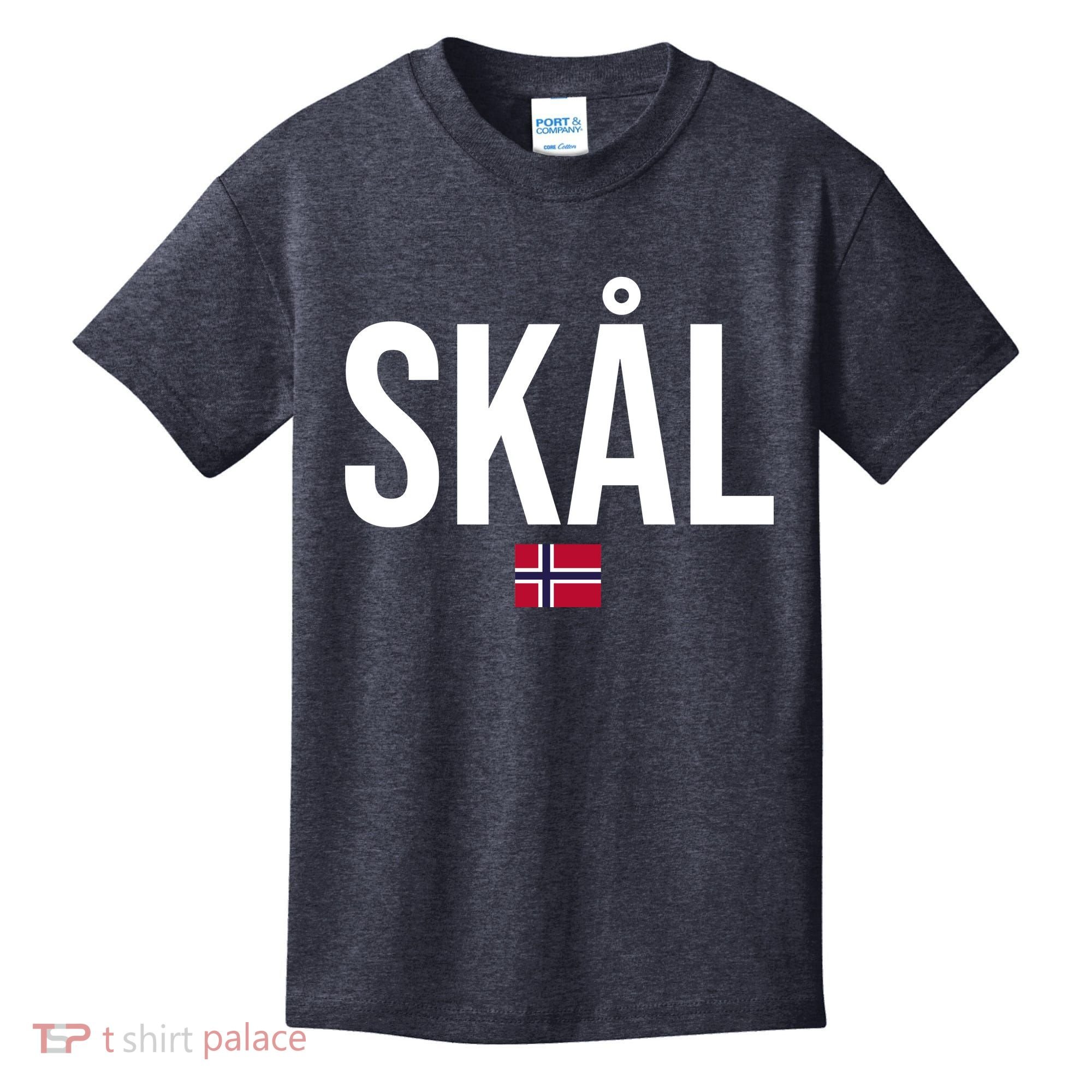 Skal Norwegian Phrase Saying Gift Cheers In Norway Kids T-Shirt
