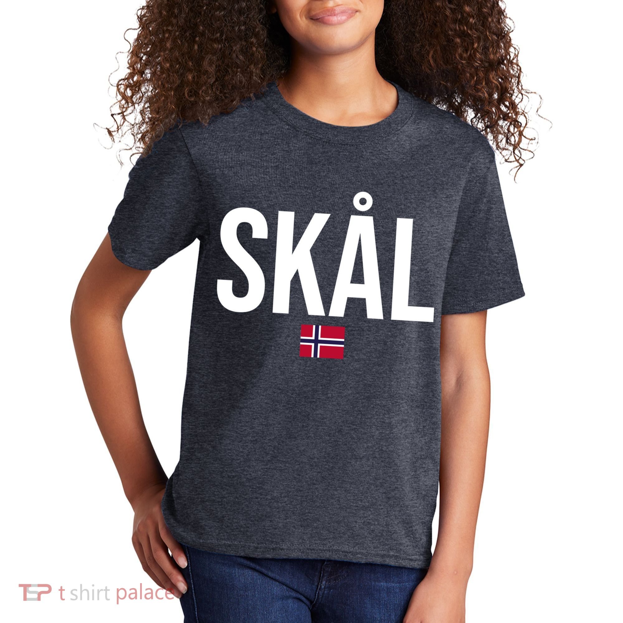 Skal Norwegian Phrase Saying Gift Cheers In Norway Kids T-Shirt