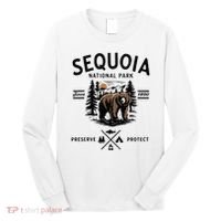 Sequoia National Park Grizzly Bear Camping California 1890 Long Sleeve Shirt thumb 0
