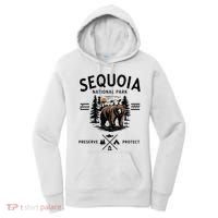 Sequoia National Park Grizzly Bear Camping California 1890 Women's Hoodie thumb 0