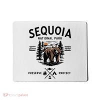 Sequoia National Park Grizzly Bear Camping California 1890 Mousepad thumb 0