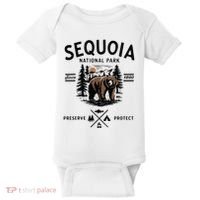 Sequoia National Park Grizzly Bear Camping California 1890 Baby Bodysuit thumb 0