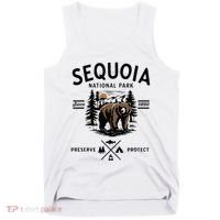 Sequoia National Park Grizzly Bear Camping California 1890 Tank Top thumb 0