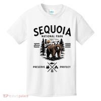 Sequoia National Park Grizzly Bear Camping California 1890 Kids T-Shirt thumb 0