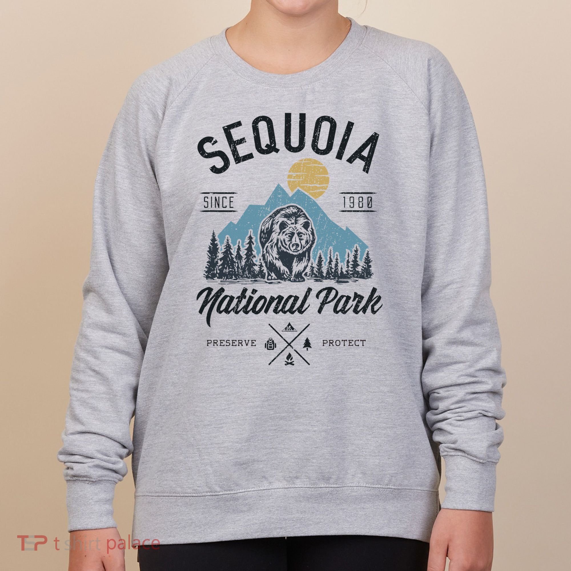 Sequoia National Park Novelty Hiking Camping Women's Sweatshirt