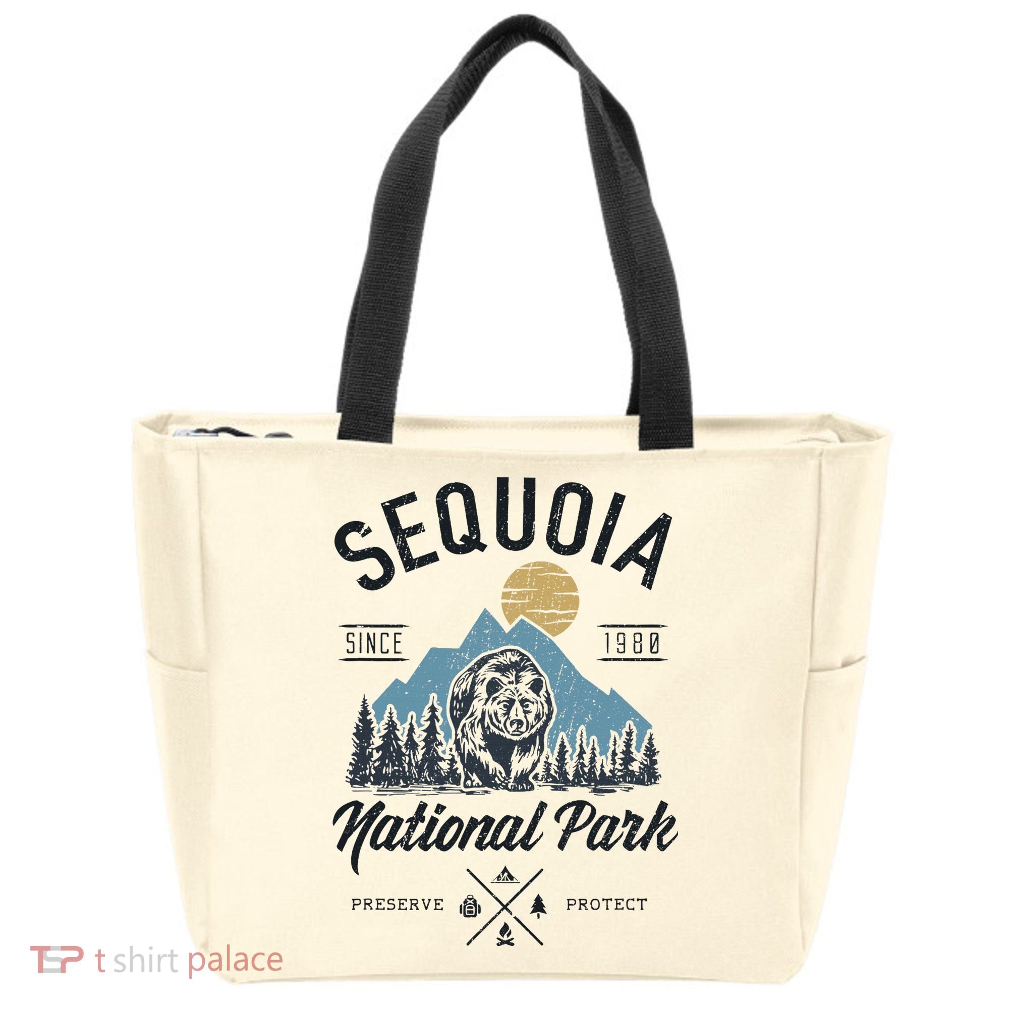 Sequoia National Park Novelty Hiking Camping Tote Bag